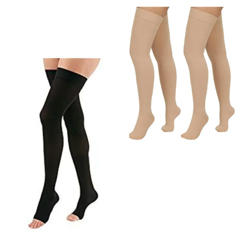 [0743] Compression Stocking Thigh High (XL) – Extra-Large Graduated Compression for Full-Leg Support