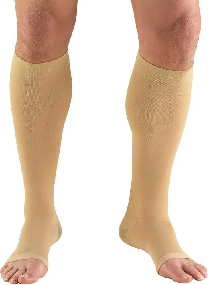 Pantyhose compression stocking open toe 15-20mmhg