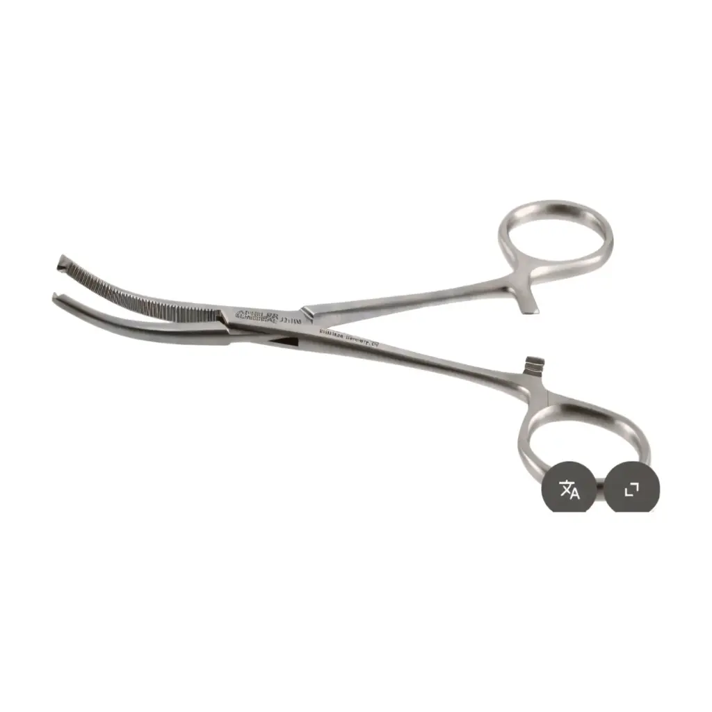 Kocher Artery Forceps Curved 1/2 Teeth 9″ – Secure Hemostatic Clamp for Tough Tissue