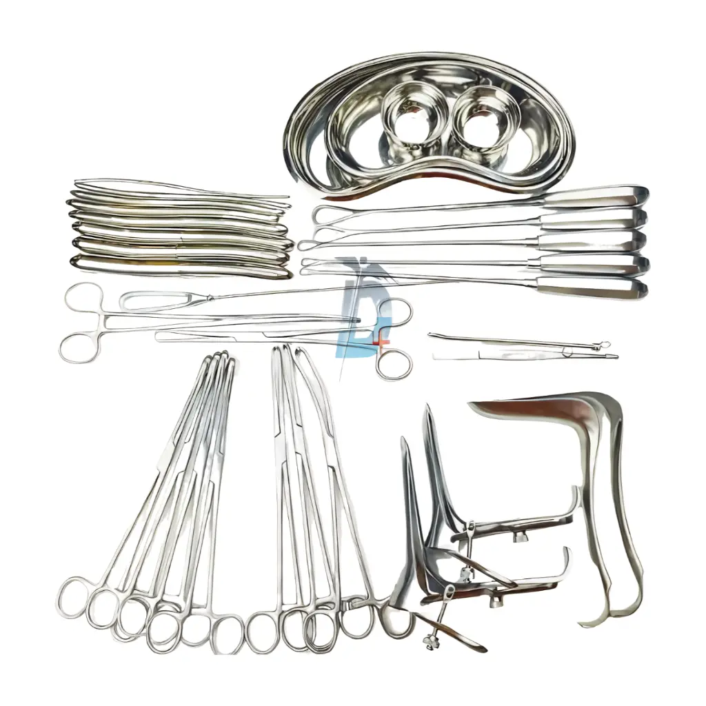 Dilation and Curettage (D&C) Set – Gynecological Surgical Instrument Kit