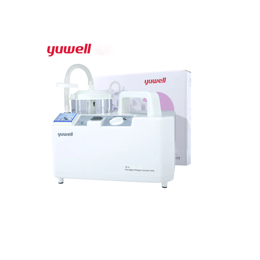 [2853] One Bottle Phlegm Suction Machine (Yuwell) – Portable Medical Suction Device for Hospitals & Home Care 