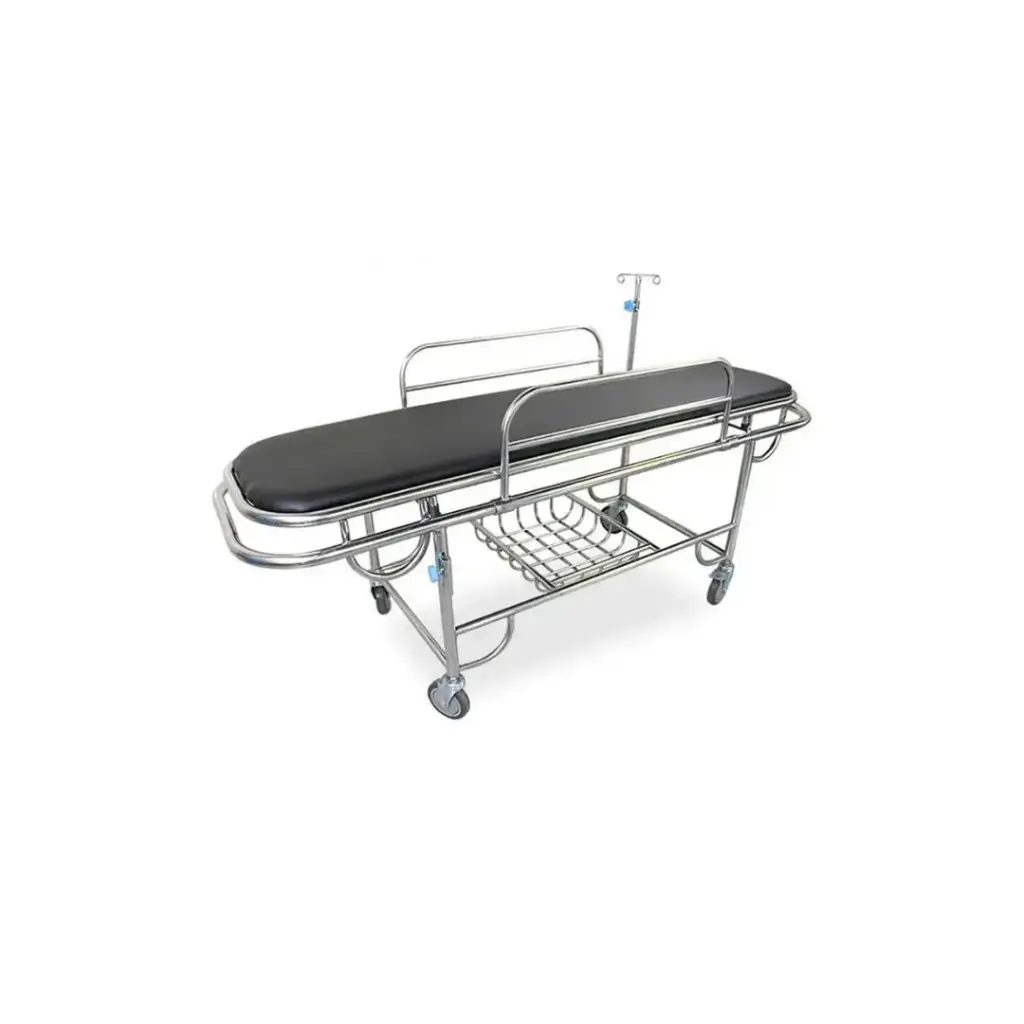 [3103] Patient Stretcher S/S E-6 – Stainless Steel, Durable & Designed for Safe Patient Transport