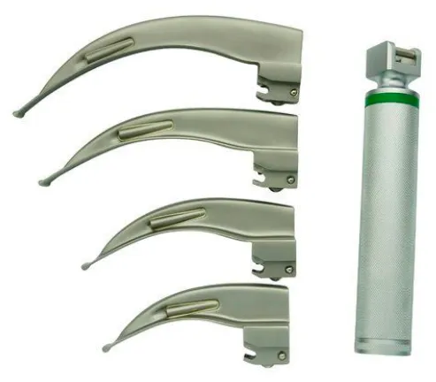 Laryngoscope 4 Blades 