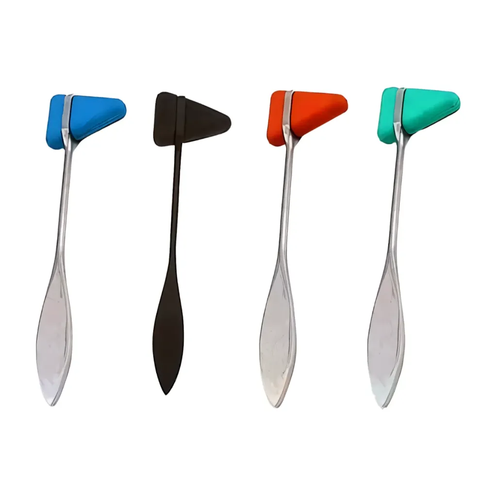 Medical Reflex Testing Hammer, Triangle Head, Assorted Colors-Triangular