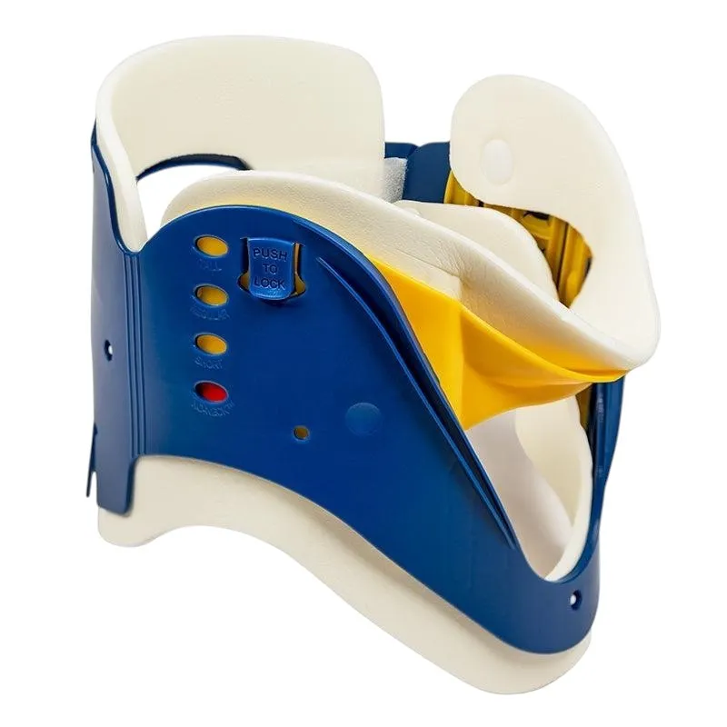 Hard Adjustable Cervical Collar – Rigid Neck Support Brace for Cervical Immobilization