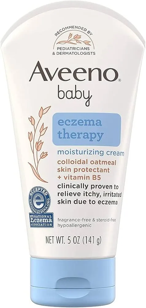 Aveeno Baby Eczema therapy moisturizing Cream 354ml USA- 9870                                                  Colloidal Oatmeal Relief for Dry, Itchy & Eczema-Prone Skin