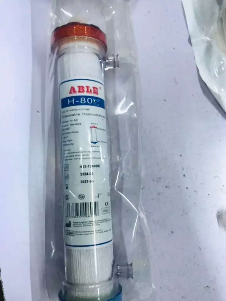 Dialyzer High Flux 1.8 – Advanced Hemodialysis Filter
