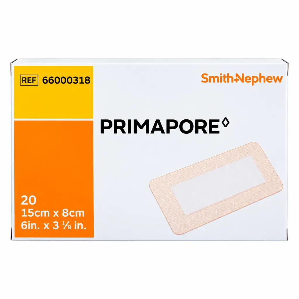 Primapore  8cm × 15cm (Per Piece)- Sterile Adhesive Wound Dressing -Smith & Nephew