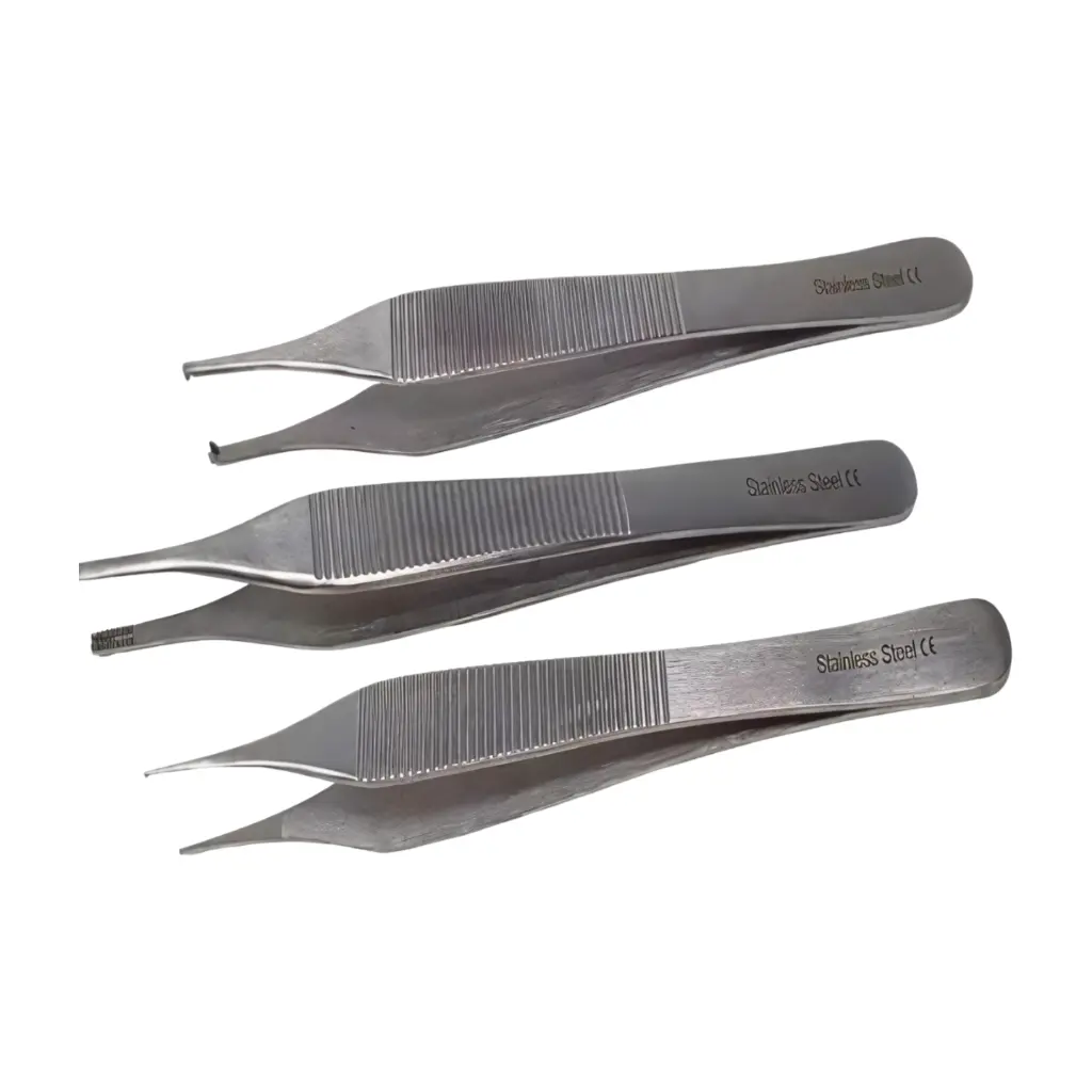 Adson Tissue Forceps (Toothed) for Precision Tissue Handling in Surgical Procedures