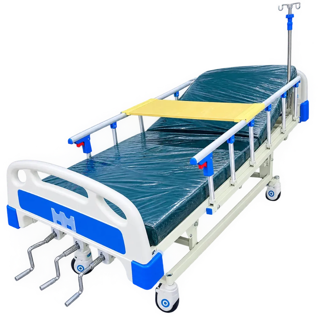 Three Crank Hospital Bed (Manual)