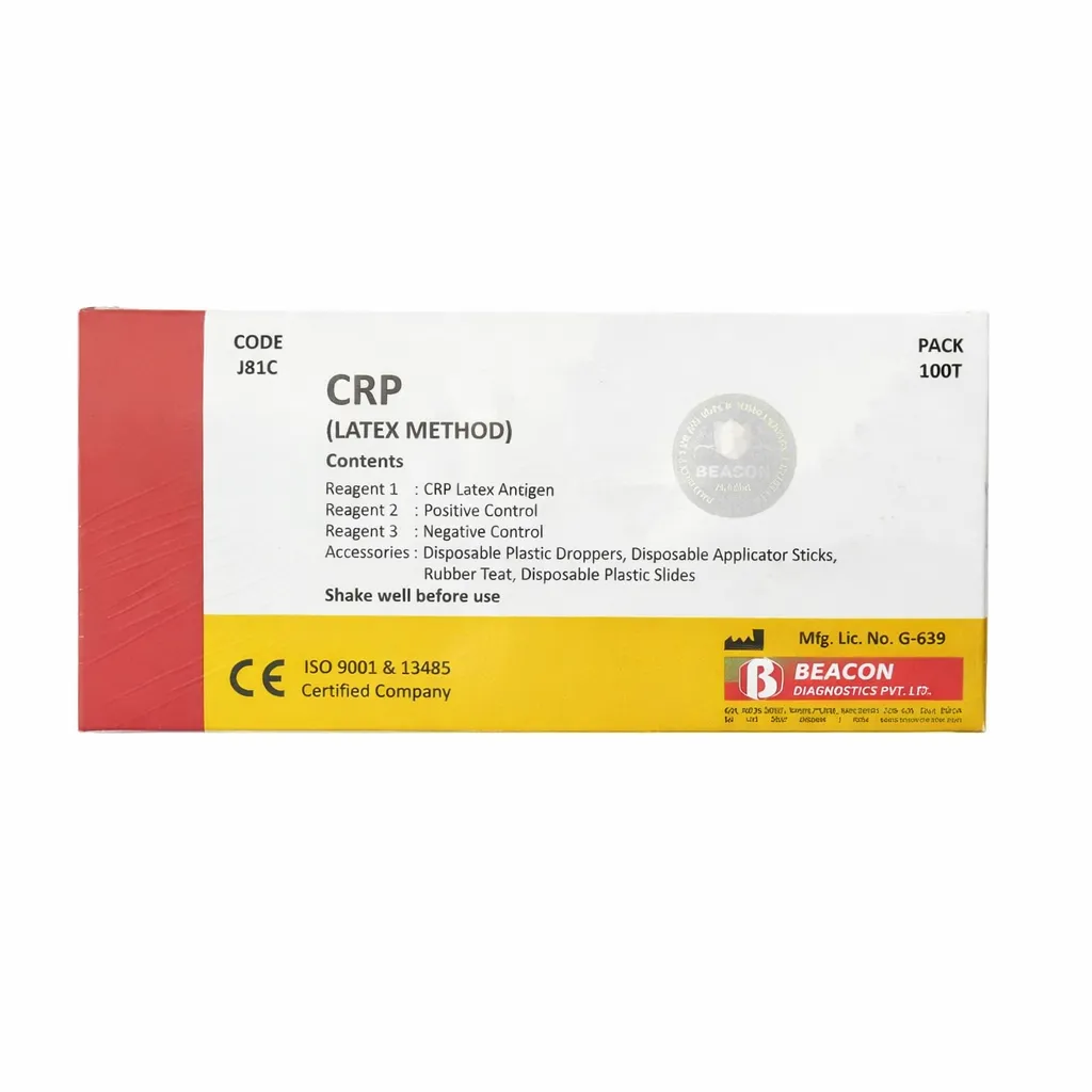 Beacon CRP Latex Kit – C-Reactive Protein (CRP) Slide Agglutination Test