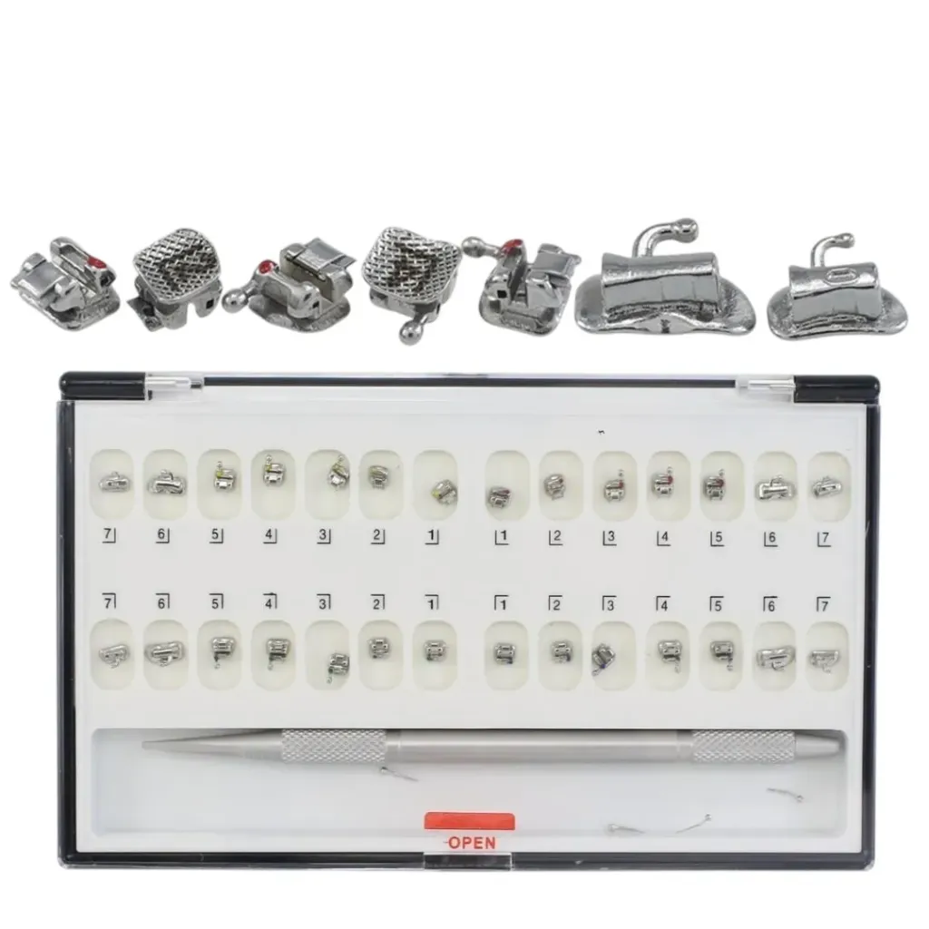 Orthodontic Dental Braces Set – Complete Bracket & Archwire Kit for Teeth Alignment