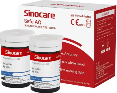 Sinocare Safe AQ Glucometer Kit – Fast, Accurate & Easy Blood Glucose Monitoring System