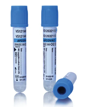 Sodium Citrate Vacutainer Tubes 4ML 100's (Blue Tops) – Coagulation Testing Blood Collection Tubes
