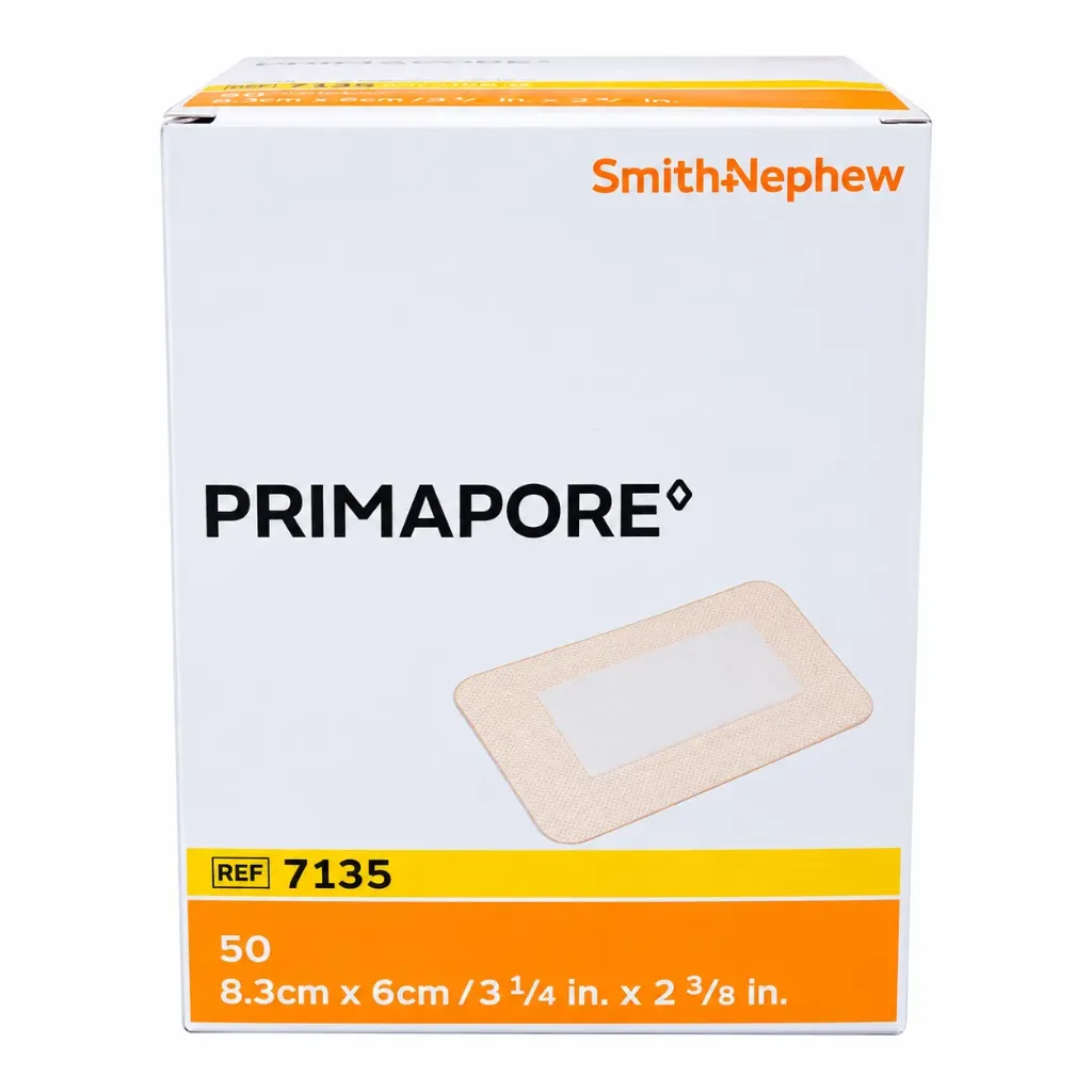 Primapore 6cm × 8.3 cm (Per Piece) Sterile Adhesive Wound Dressing -Smith & Nephew