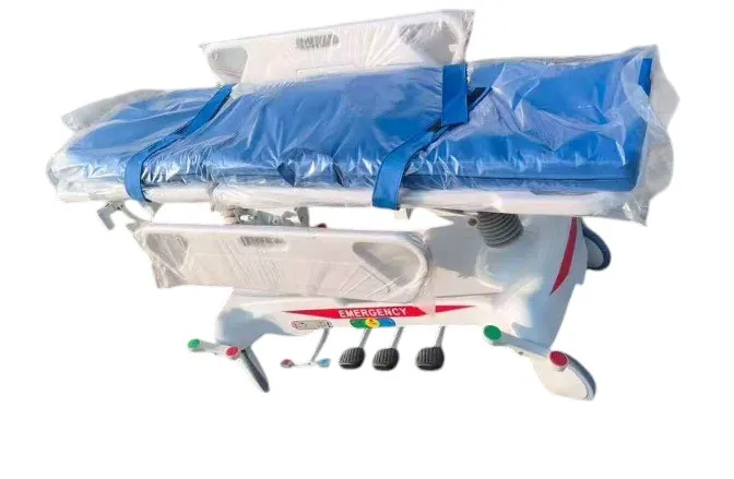 Patient Stretcher /Trolley– Hydraulic (Huntleigh Type) | High-Performance Emergency & Transfer Trolley