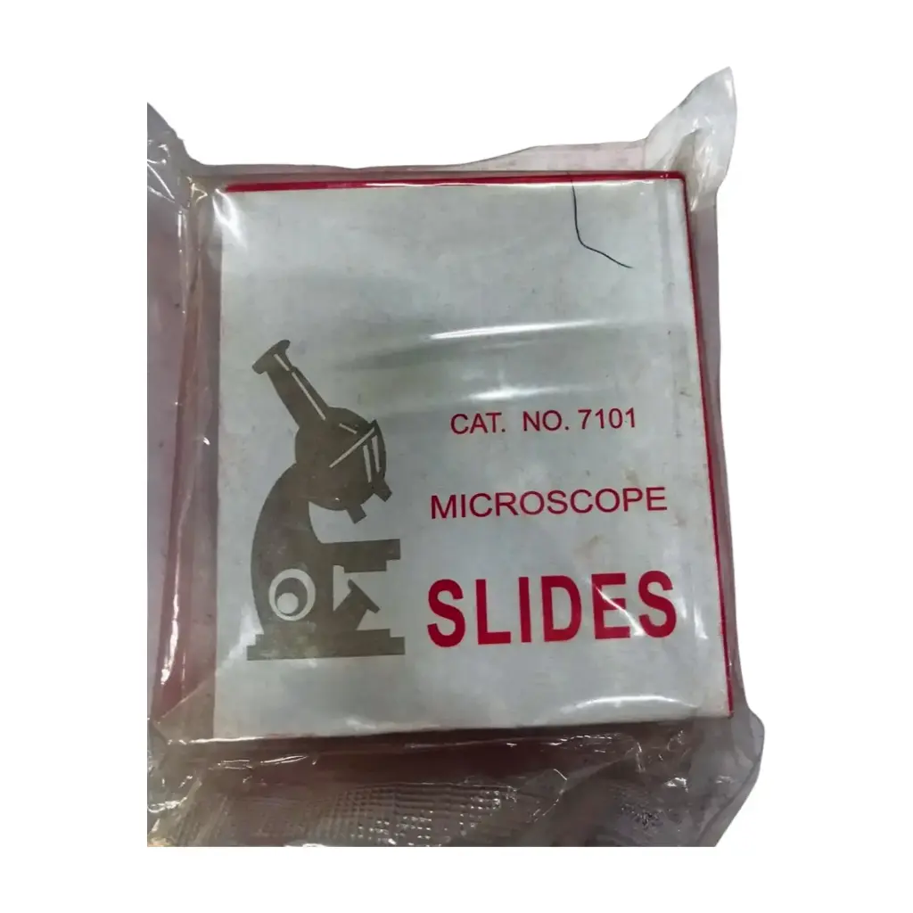 Microscope Slides (Plain) – High-Transparency Standard Glass Slides for Laboratory Use