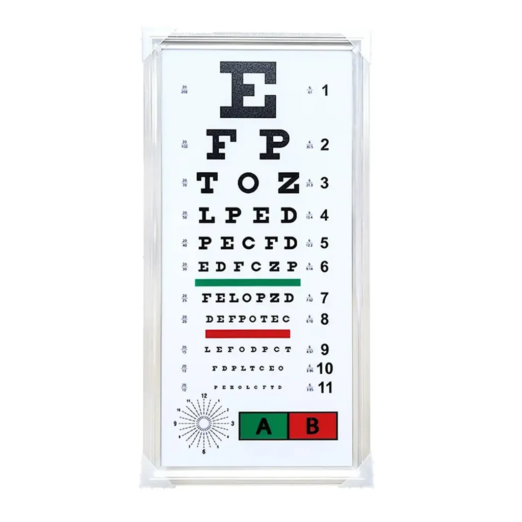 LED Chart (Canvas) – Modern Digital Visual Acuity Display with Canvas-Style Housing