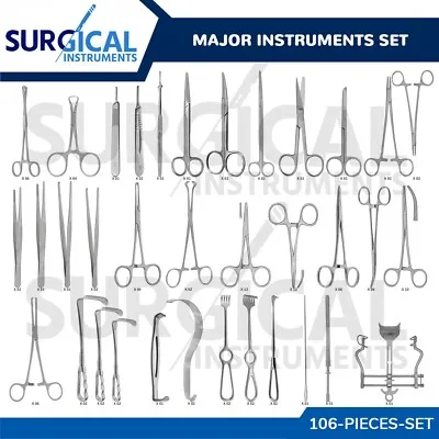 General Operating Set (Major) – Complete Surgical Instrument Kit