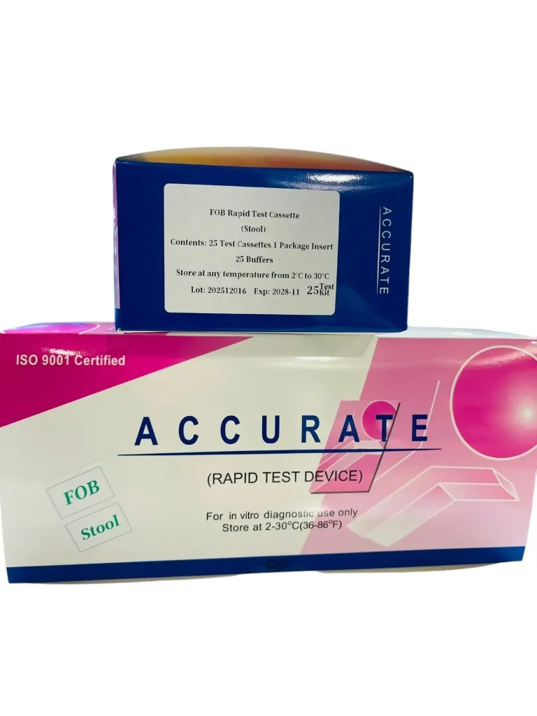 Faecal Occult Blood (FOB) Test Kit 25’s – Accurate Rapid Screening