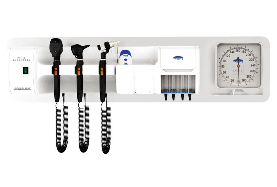Wall Mount ENT Diagnostic Set – Complete Powered Otoscope & Ophthalmoscope System for Clinics & Hospitals 