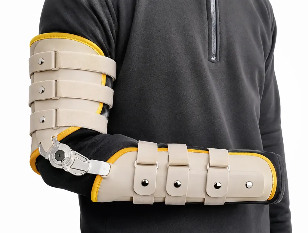 Elbow Brace with Free Joint – Hinged Elbow Support for Controlled Movement & Rehabilitation