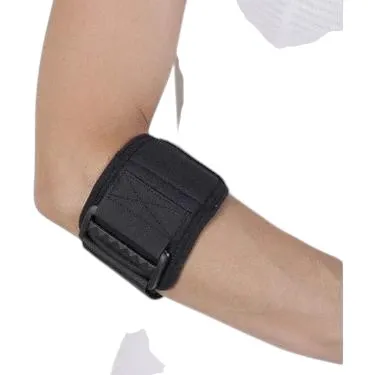 Breathable Neoprene Tennis Elbow Support with Soft Stay – Adjustable Elbow Brace
