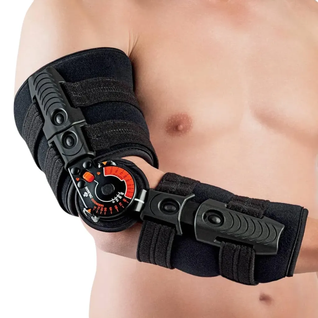 Moulded Elbow Brace with Adjustable Joint – Hinged ROM Elbow Orthotic Support