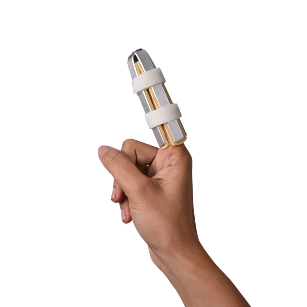 Box Finger Splint for Finger Protection, Immobilization, and Injury Recovery