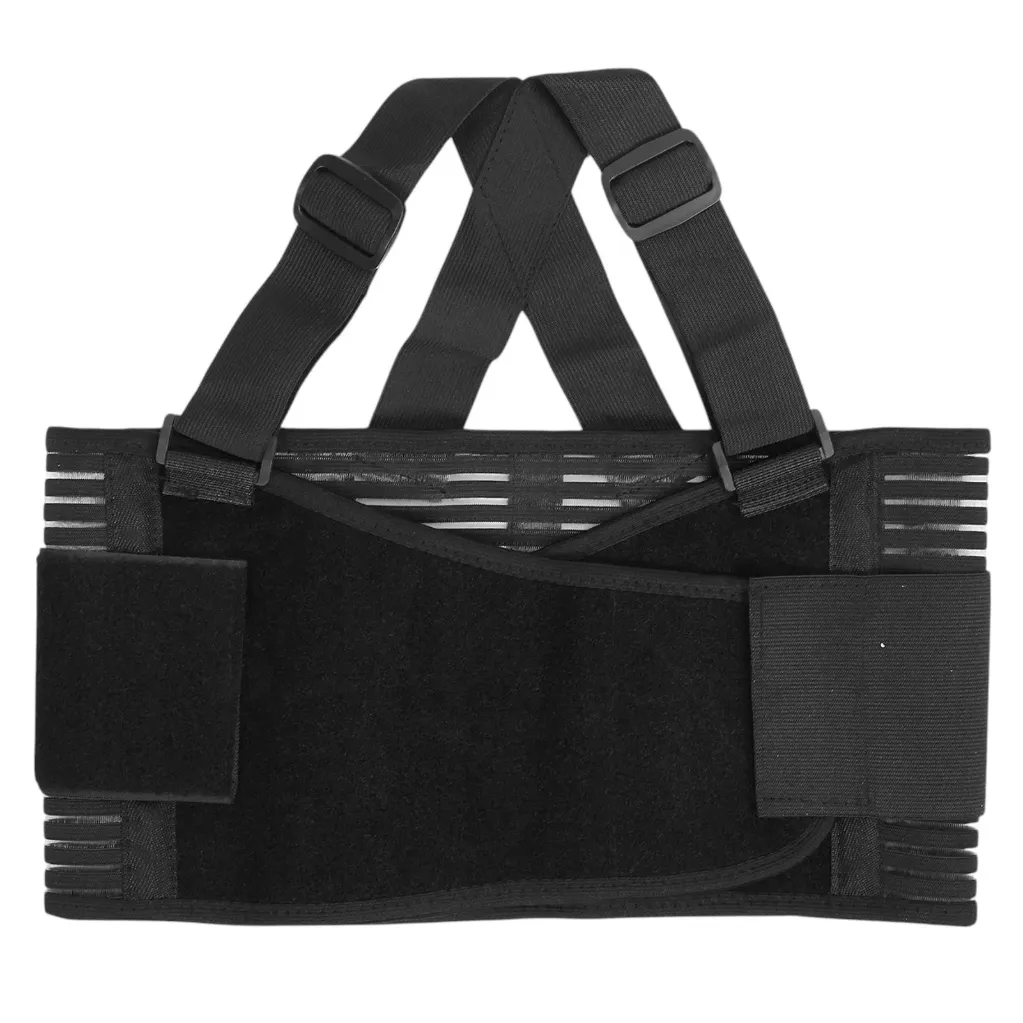 Black Neoprene Rib Belt – Adjustable Chest & Rib Support Brace