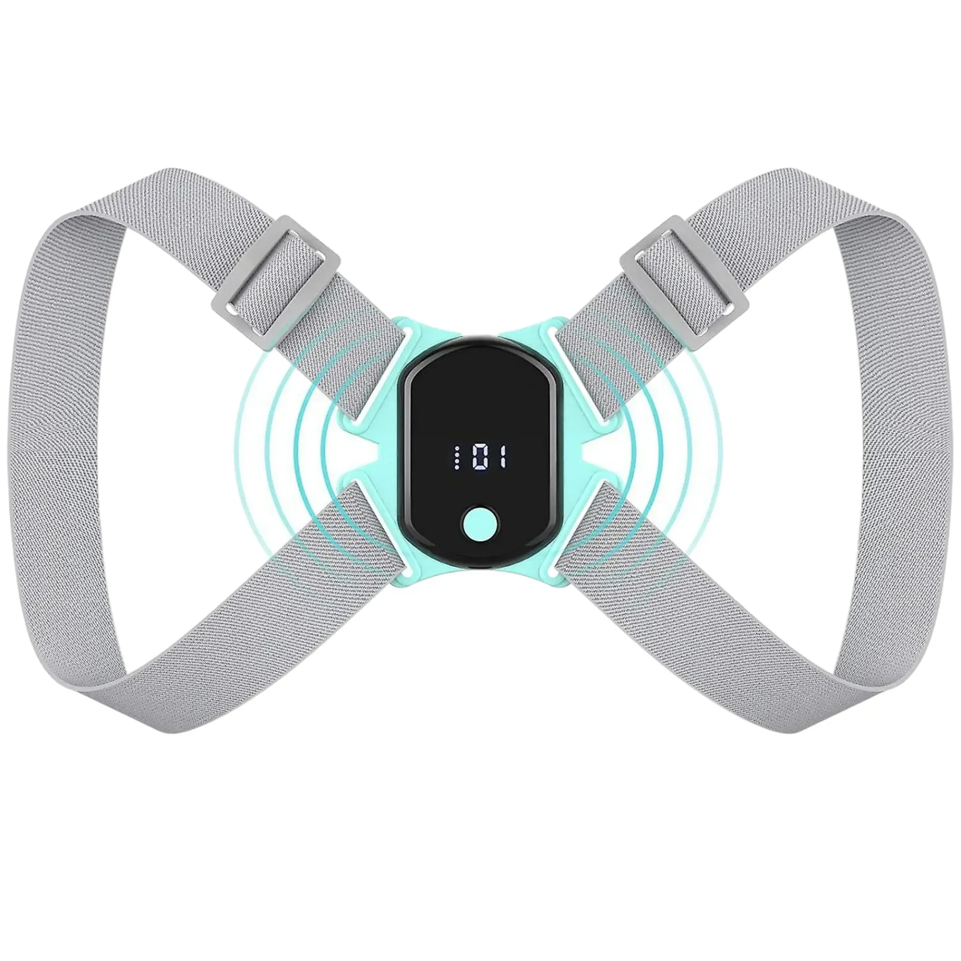Intelligent Induction Posture Corrector – Rechargeable Smart Posture Trainer with Vibration/Sound Alert