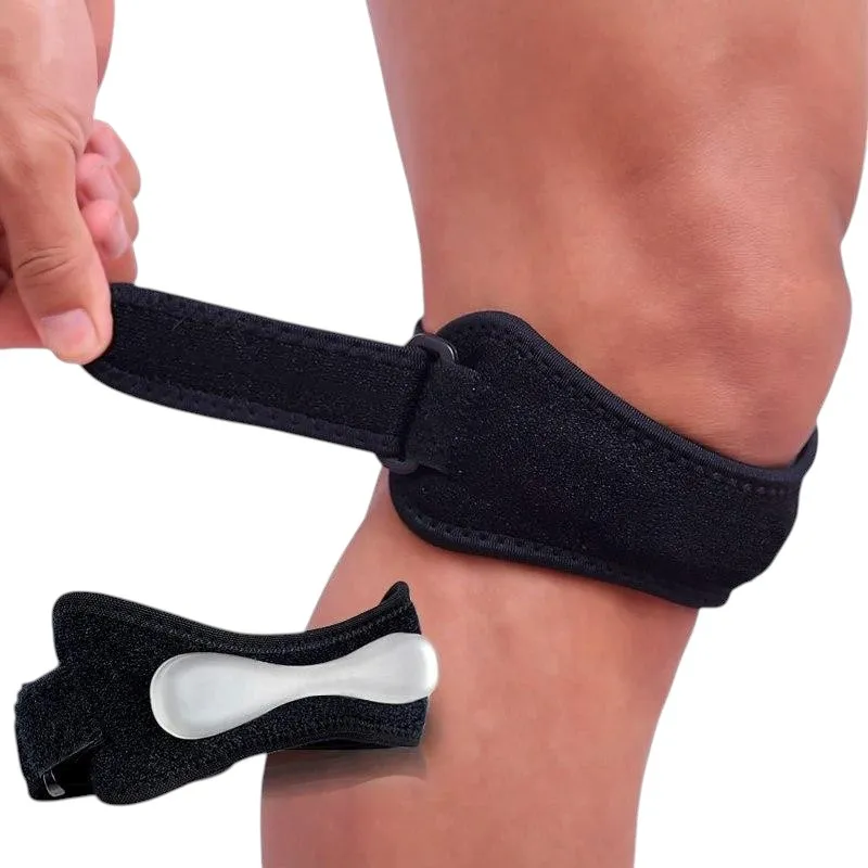 Breathable Neoprene Jumper Knee Strap – Adjustable Patellar Knee Support for Sports & Rehabilitation
