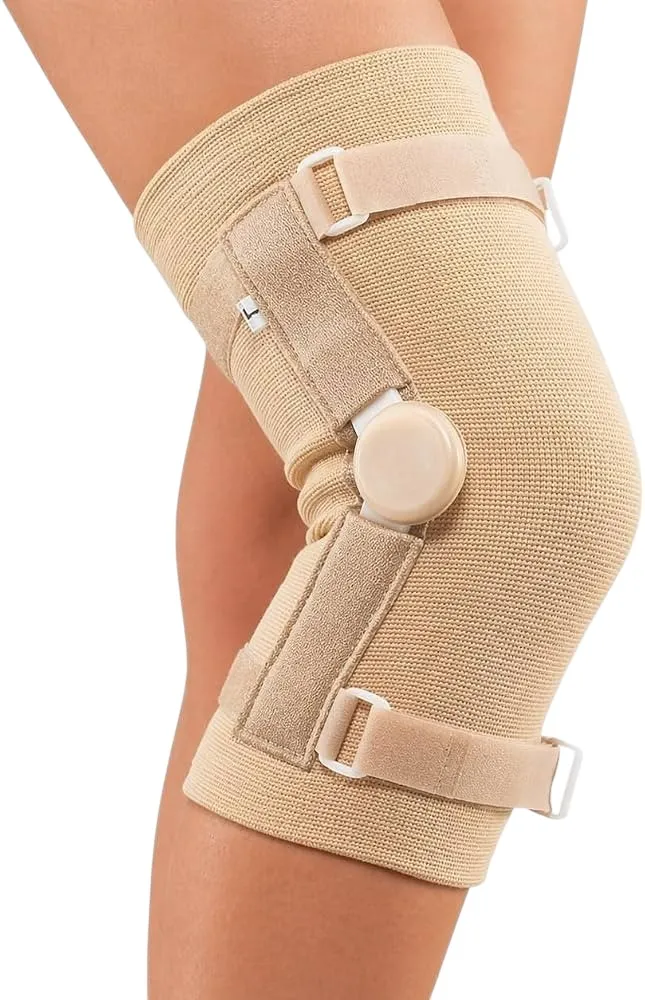 Hinged Knee Cap – Adjustable Knee Support Brace with Side Hinges for Stability & Rehabilitation