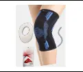 Active Blue Knee W. Gel Pad And 2 Stays (Lycra, Blue And Black)