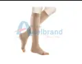 Knee High Elastic Compression Stocking with Open Toe – CCL 2 (23–32 mmHg)