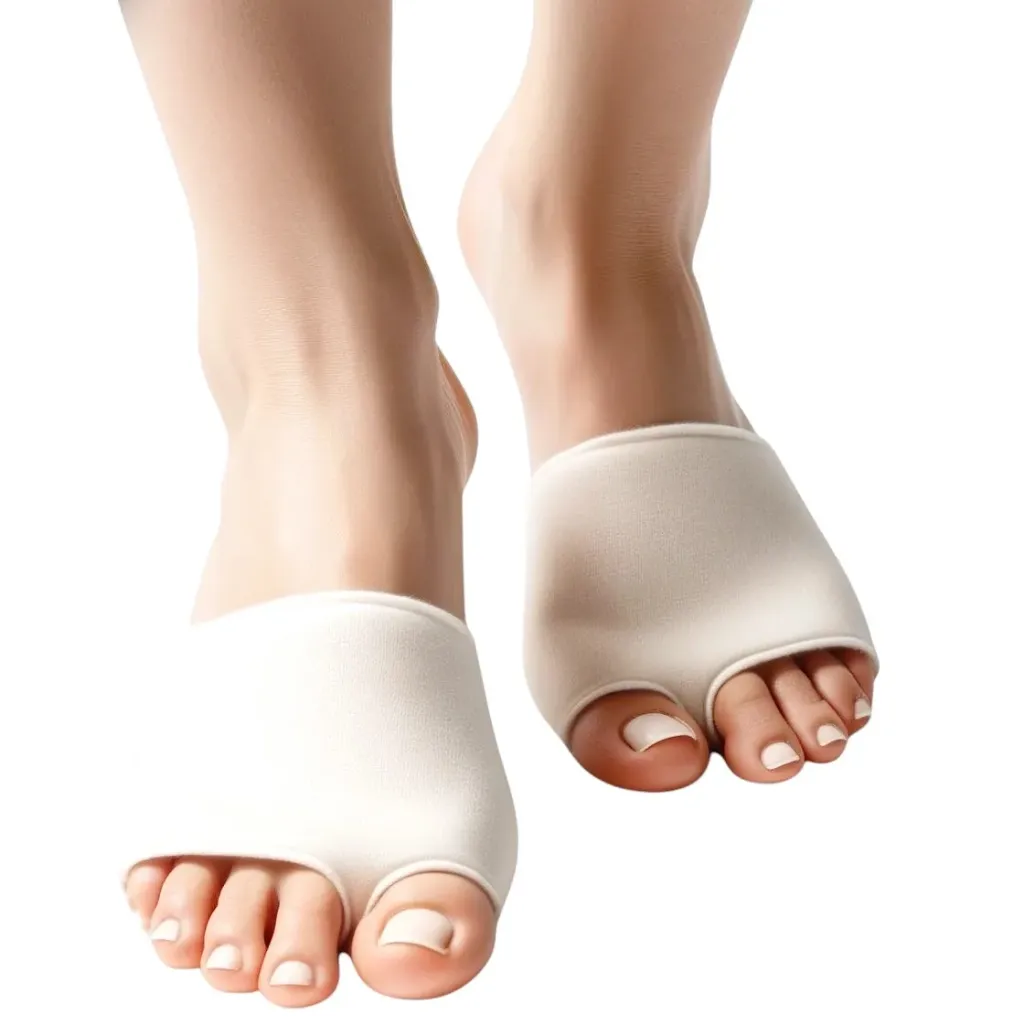 Gel + Fabric Toe Protectors – Soft Footcare Toe Sleeves & Cushioning Support, Per Pair