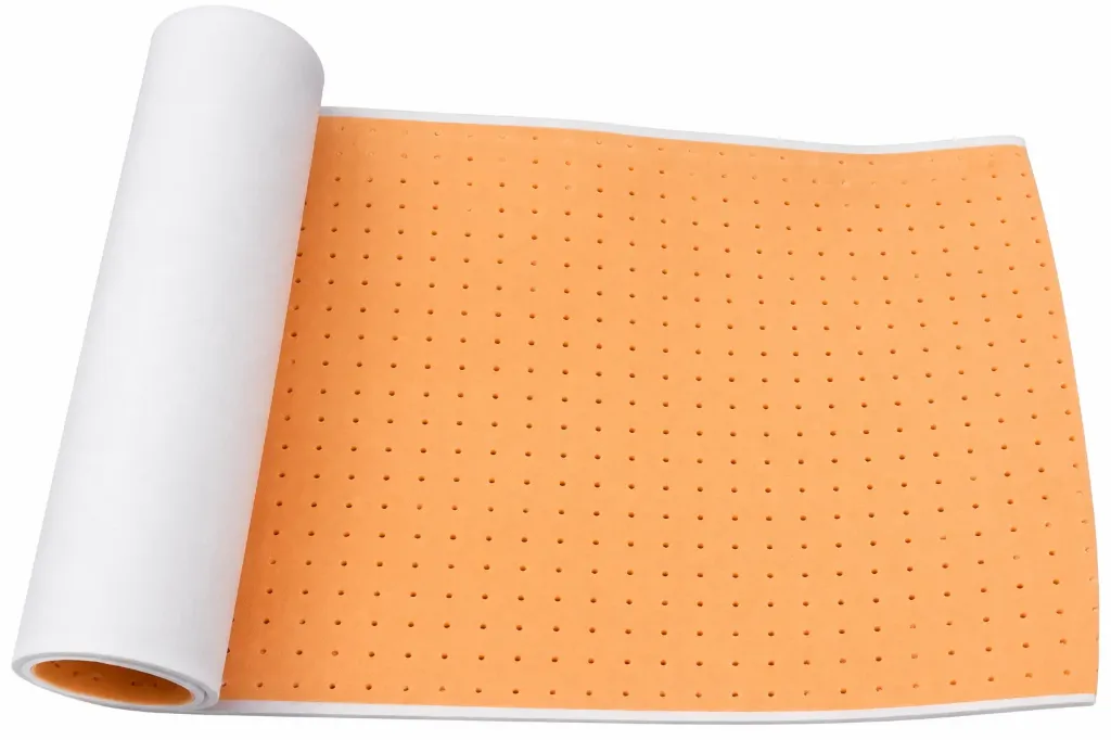 EVA Foam for Orthotics Pink – 1000 × 1400 × 2mm Perforated Sheet with Adhesive