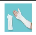 White Orthopedic Radial & Thumb Splint – Muscle Sheath Support, Nerve/Tendon Protection & Functional Stabilization