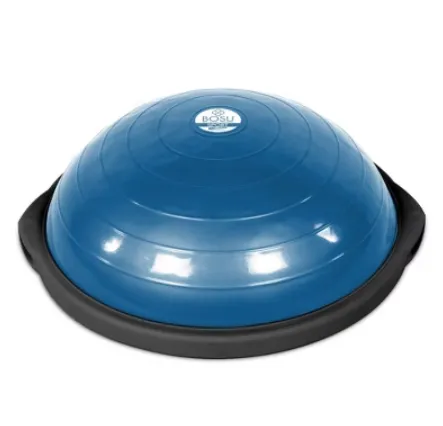 BOSU Ball – Blue Dome with Black ABS Base & Black Tubes