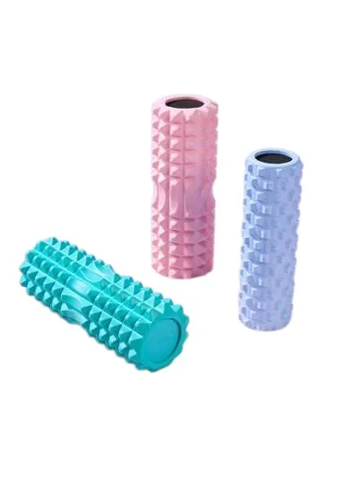 EVA Yoga Roller with Inner Foam Set 33×14cm – Foam Roller for Massage, Exercise & Muscle Recovery