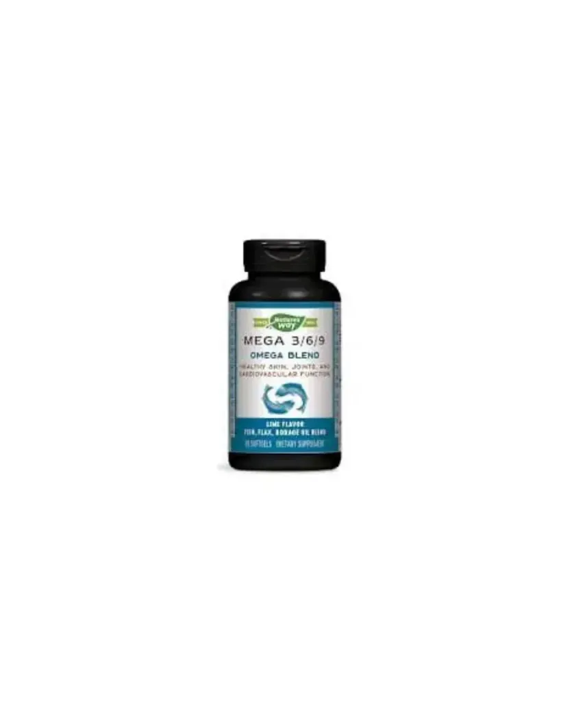 Nature’s Way Mega 3/6/9 Omega Blend Softgel 180’s (5441) — Complete Essential Fatty Acid Support