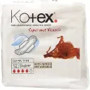  Kotex Ultra Thin Super With Wings 12s