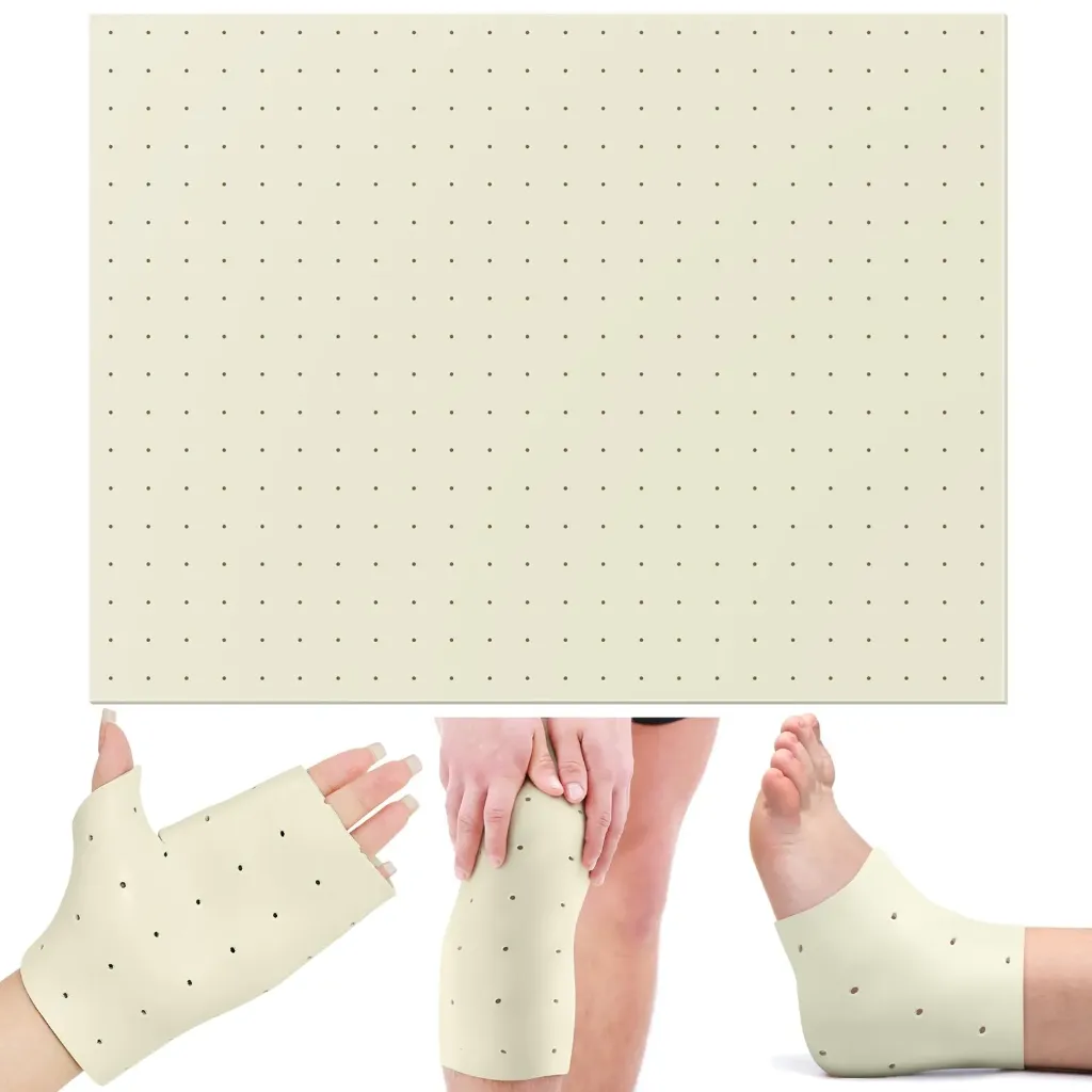 Plastazote – Perforated Orthosis Padding, 3mm × 1m × 1m, Beige