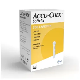 Accu-Chek Softclix Lancets G28 – 200’s | Gentle, Safe & Precise Finger Pricking