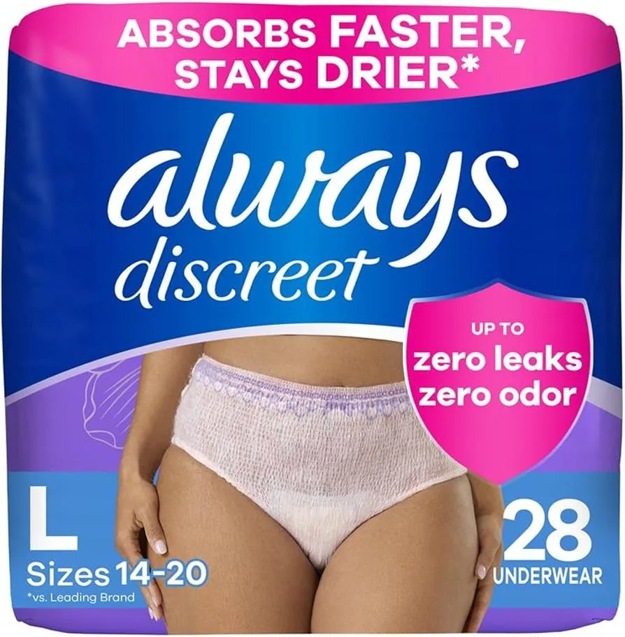 Always Discreet Pants Large
