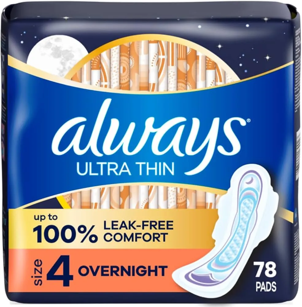 Always Ultra Secure Night Size 4 Pads