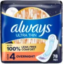 Always Ultra Secure Night Size 4 Pads