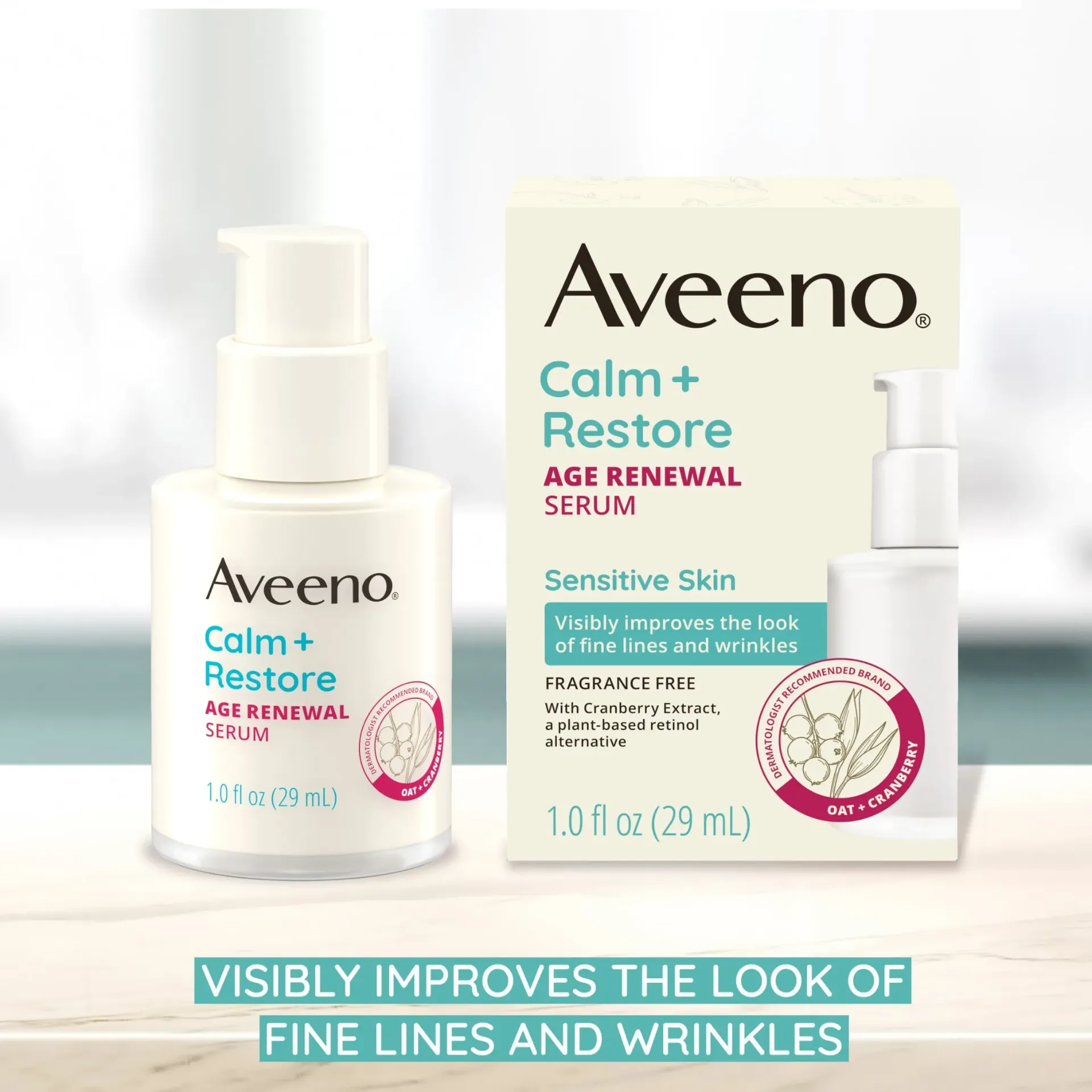 Aveeno Calm + Restore Age Renewal Serum 29ML USA - 3010
