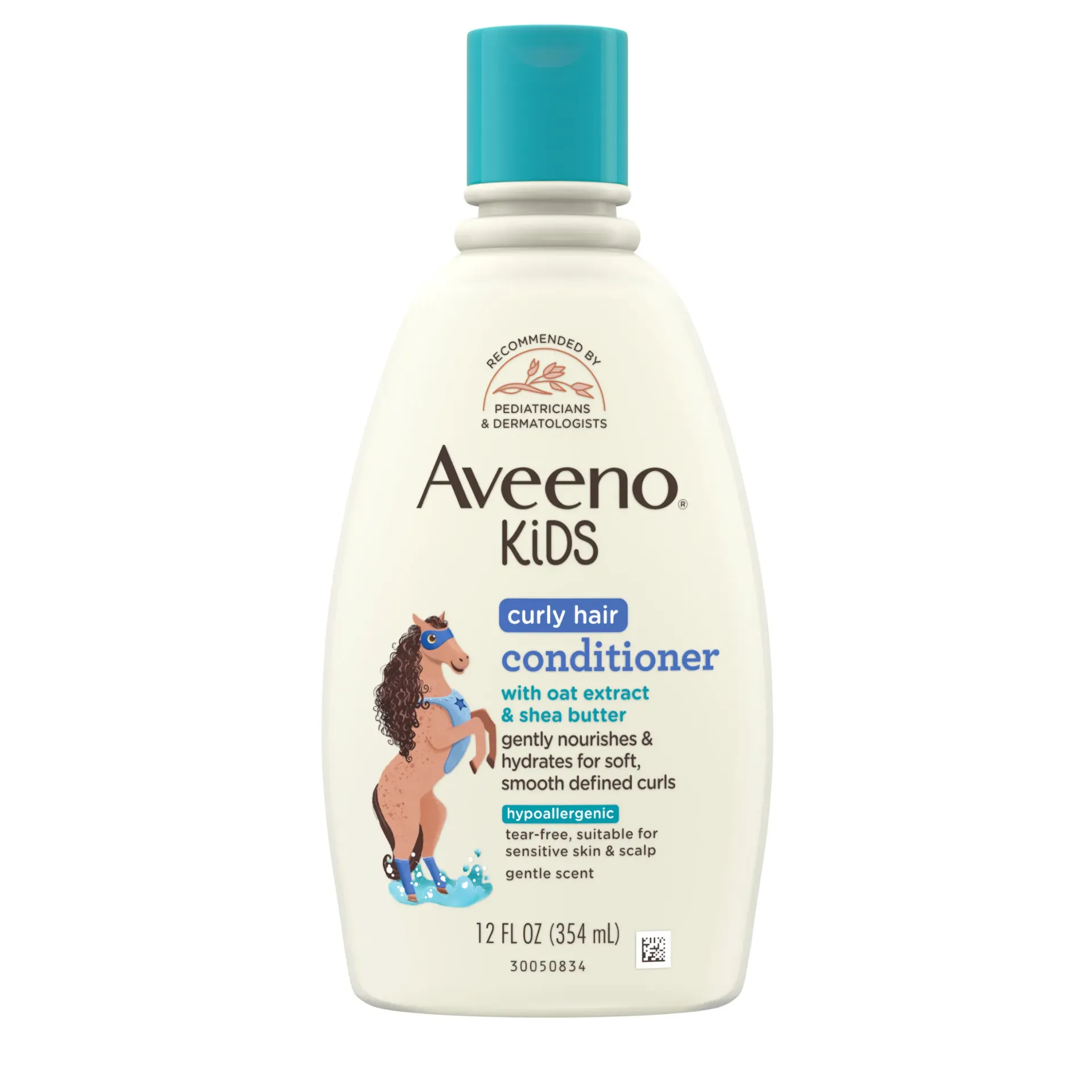 Aveeno Kids Curly Hair Conditioner With Oat & Shea Butter 354 ML                                                            Softening, Nourishing & Curl-Defining Conditioner for Children