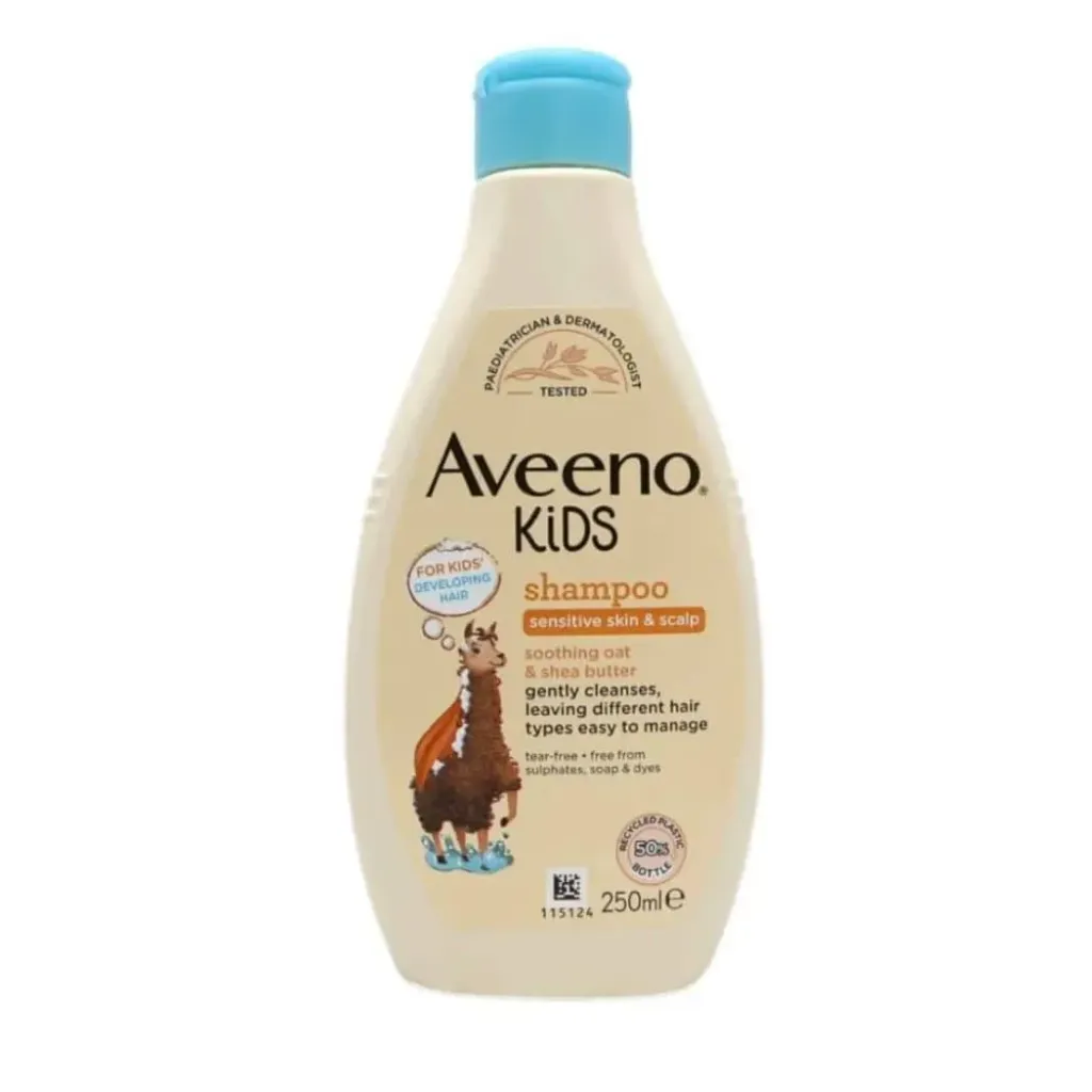 Aveeno Kids Curly Hair Shampoo With Oat & Shea Butter 354 ML                                                        Gentle, Moisturizing & Curl-Defining Cleanser for Children
